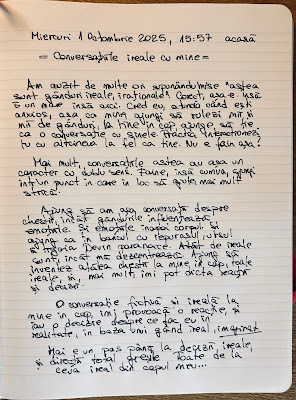 Conversatiile imaginare cu mine